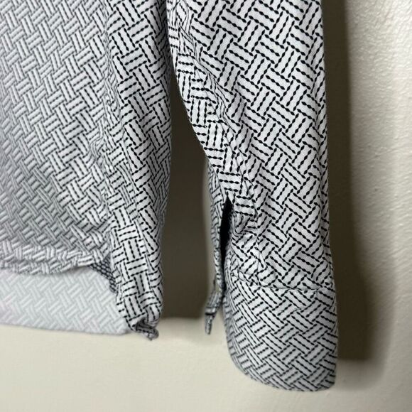 Ted Baker London Men’s Black and White Design Button Down Shirt - Size US L (4) - Picture 5 of 8